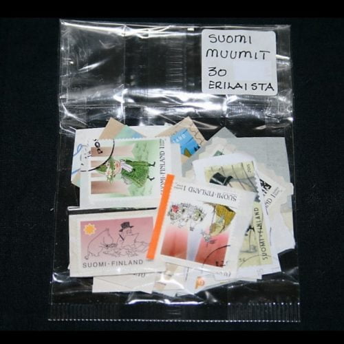 Suomi Muumit, 30 erilaista merkkiä