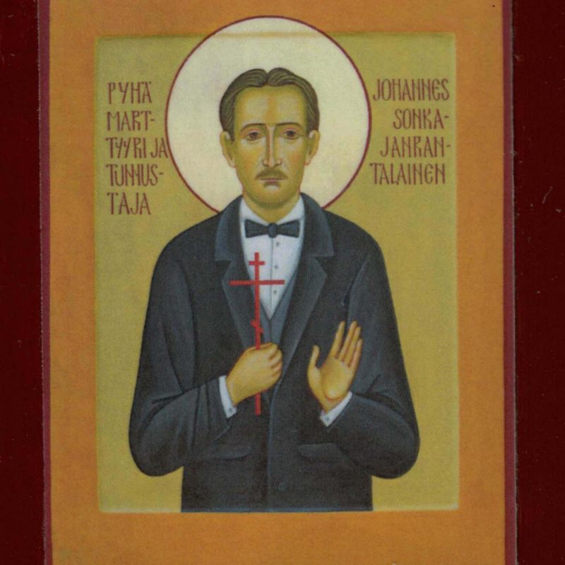 Pyhä marttyyri ja tunnustaja Johannes Sonkajanrantalainen