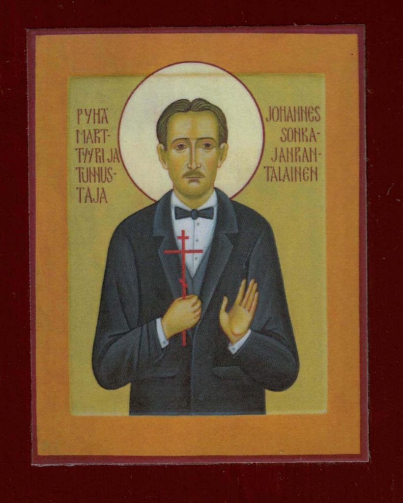 Pyhä marttyyri ja tunnustaja Johannes Sonkajanrantalainen