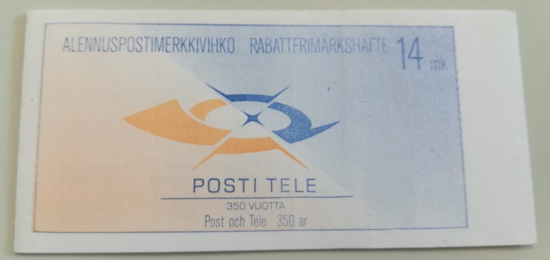 Alennuspostimerkkivihko Posti Tele 350 vuotta, Suomi