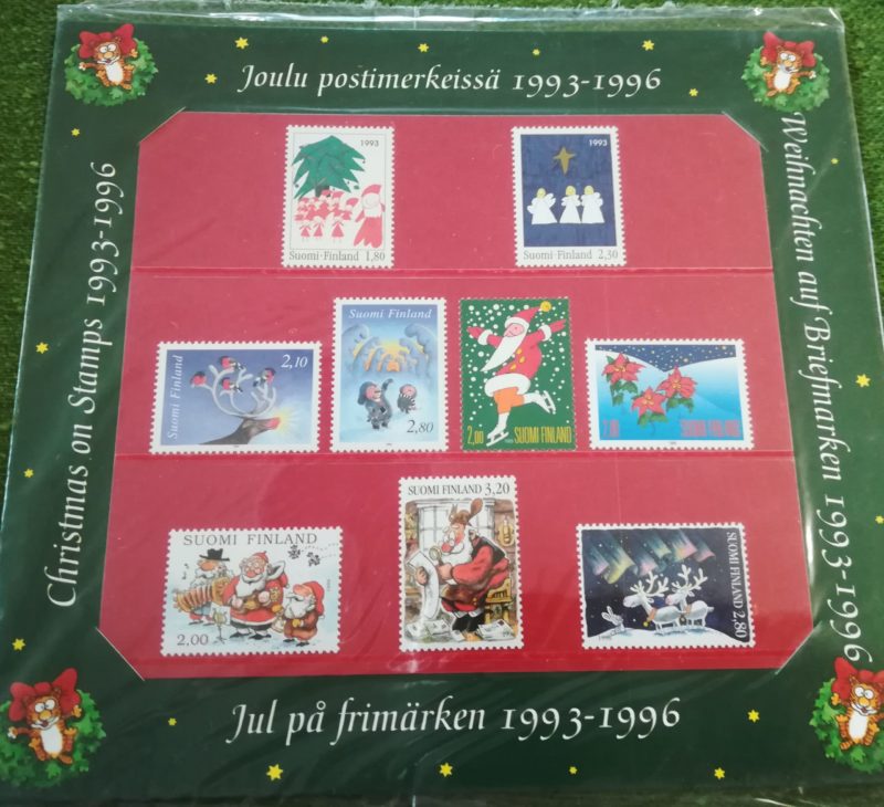 Joulu postimerkeissä 1993-1996