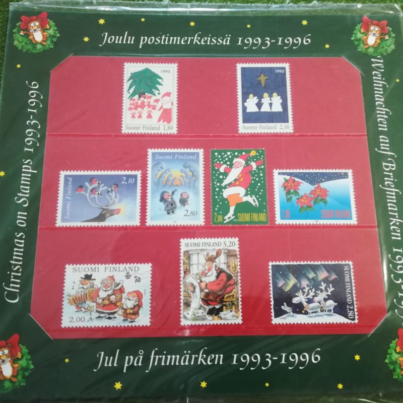 Joulu postimerkeissä 1993-1996