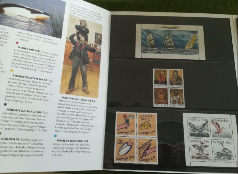 Ruotsin postimerkit - Svenska frimärken 1992 - Image 2
