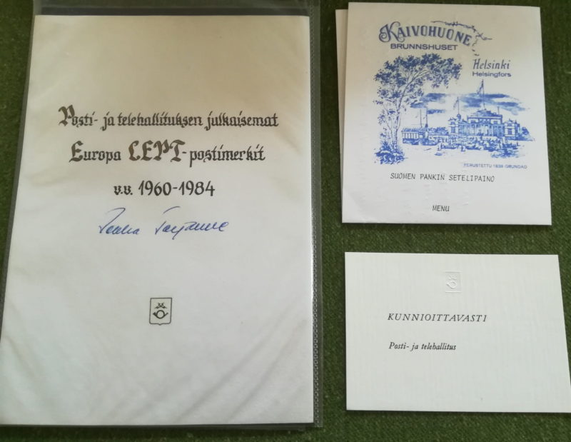 Posti- ja telehallituksen julkaisemat Europa CEPT-postimerkit v.v. 1960-1984