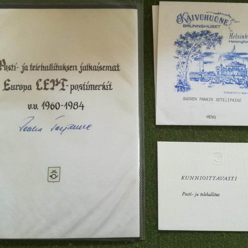 Posti- ja telehallituksen julkaisemat Europa CEPT-postimerkit v.v. 1960-1984