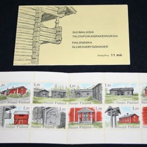 Suomalaisia talonpoikaisrakennuksia, postimerkkivihko, Suomi 1979