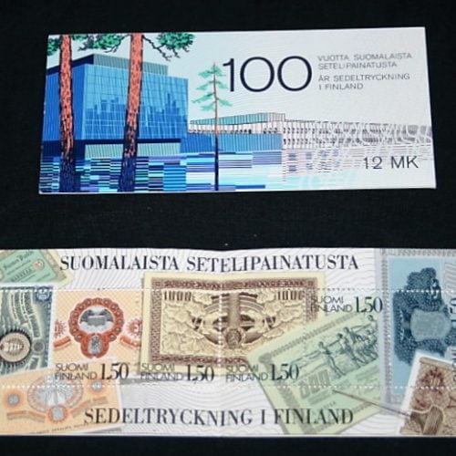 100 vuotta suomalaista setelipainatusta, postimerkkivihko, Suomi