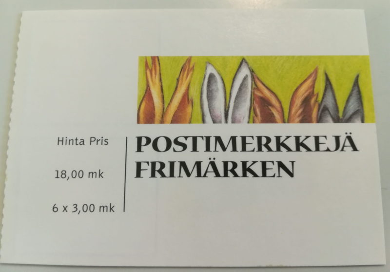 Ystävyydellä, Hännät, postimerkkivihko, Suomi 1999